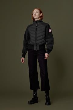 Ropa Canada Goose Mujer México - HyBridge Forro Polar Negros ZS5810324